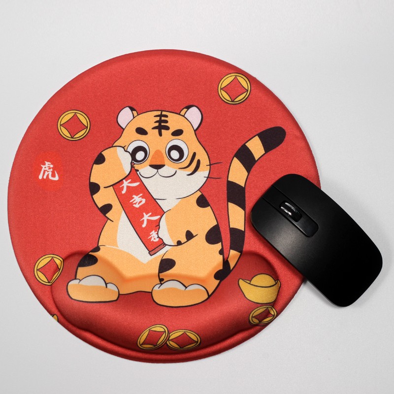 硅膠圓形護(hù)腕鼠標(biāo)墊