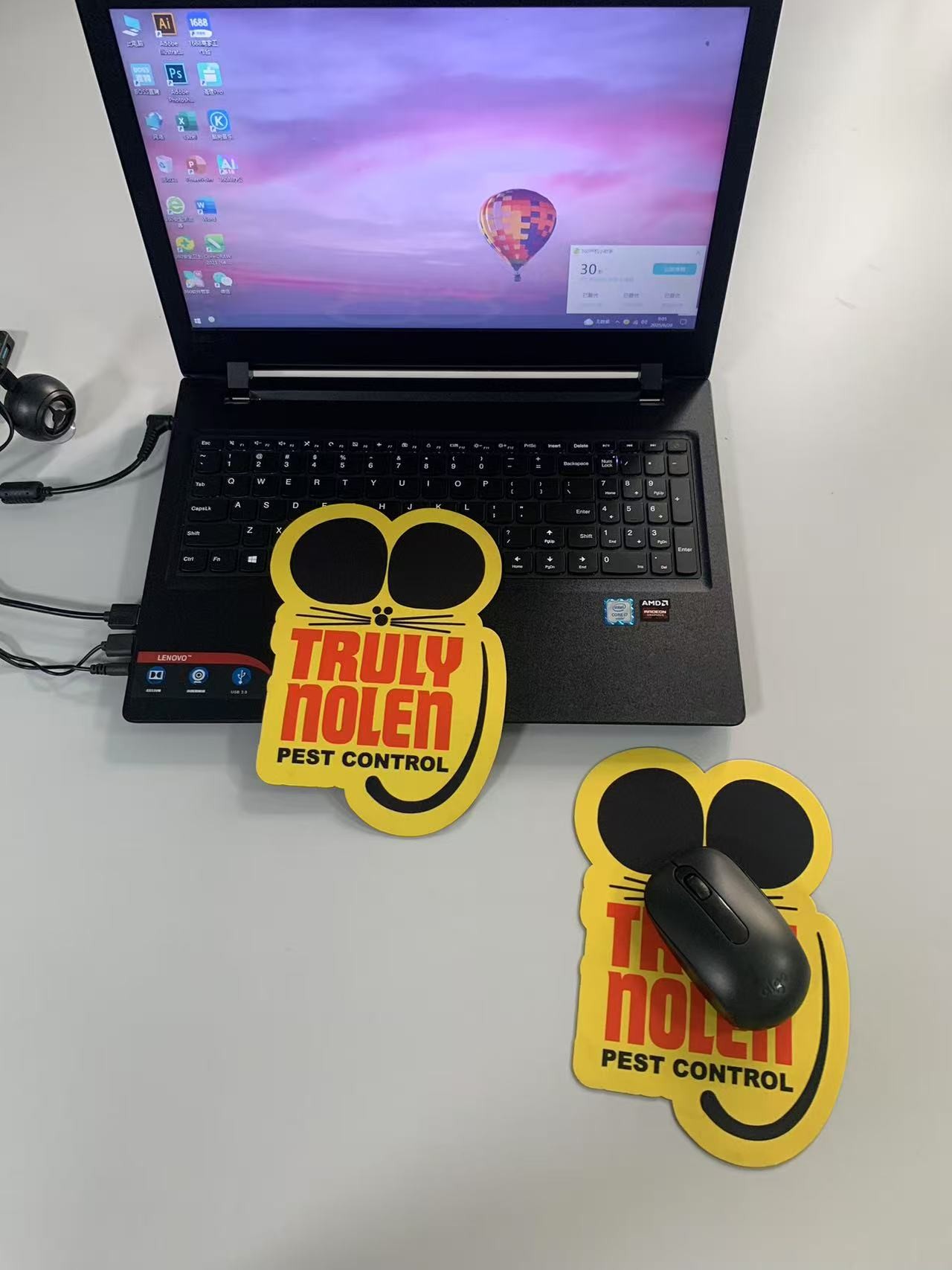 卡通異形鼠標墊游戲桌墊廣告鼠標墊